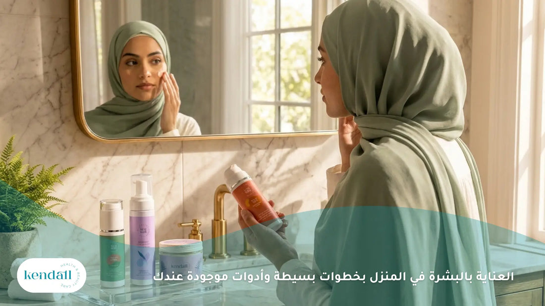 العناية بالبشرة في المنزل بخطوات بسيطة وأدوات موجودة عندك