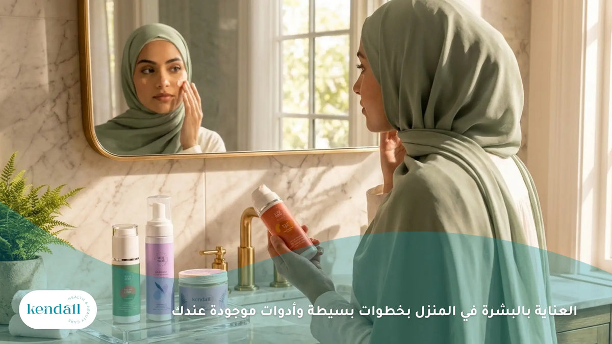 العناية بالبشرة في المنزل بخطوات بسيطة وأدوات موجودة عندك