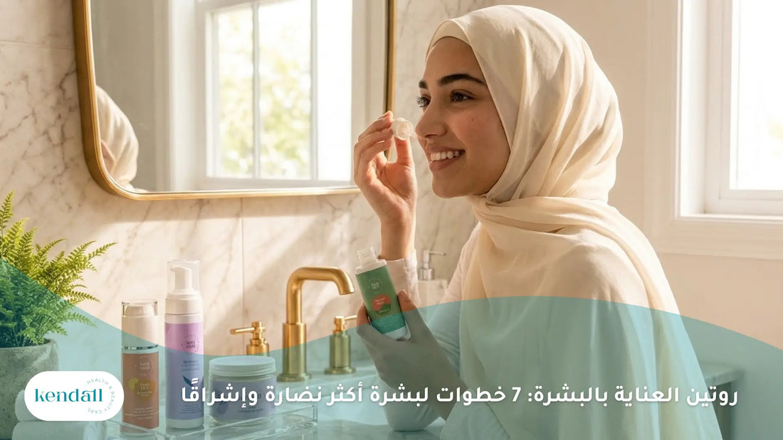 روتين العناية بالبشرة: 7 خطوات لبشرة أكثر نضارة وإشراقًا