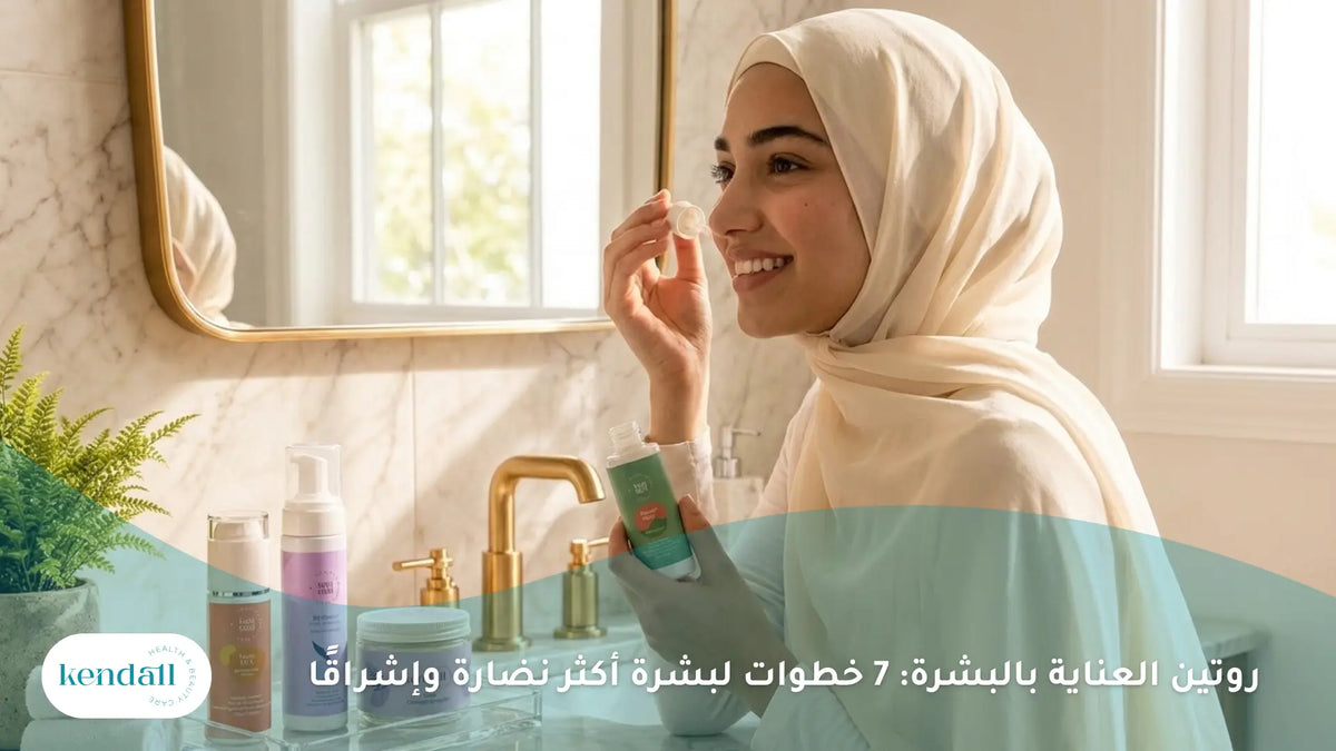 روتين العناية بالبشرة: 7 خطوات لبشرة أكثر نضارة وإشراقًا